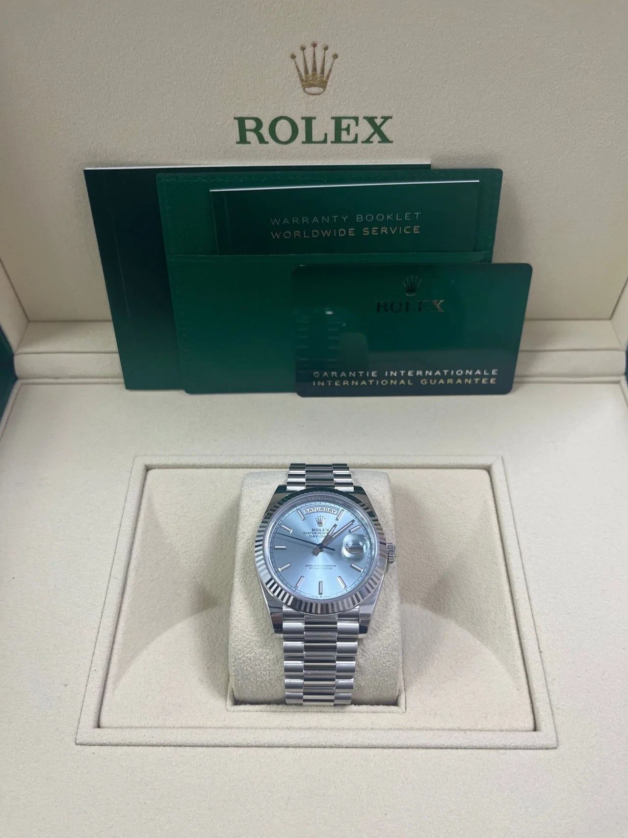 Day Date 40mm celeste