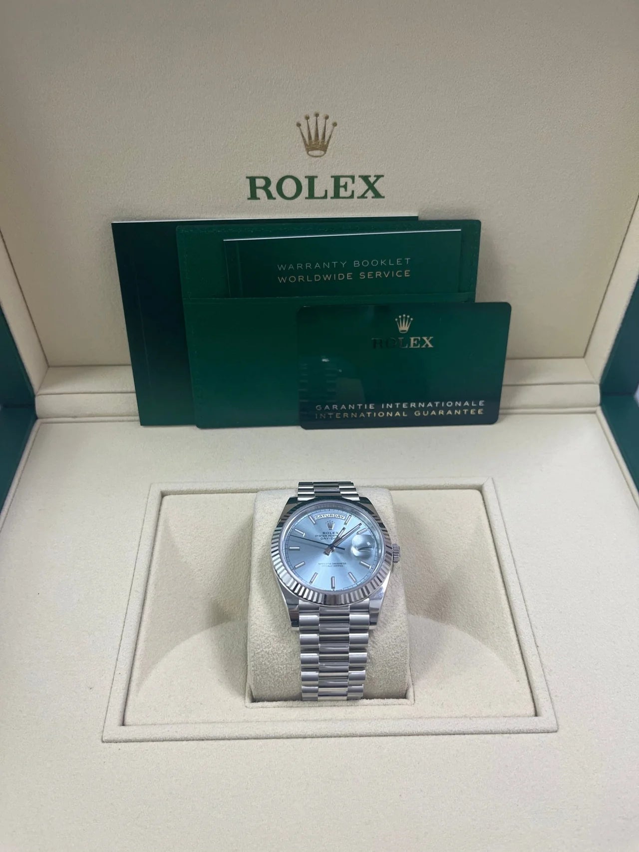 Day Date 40mm celeste