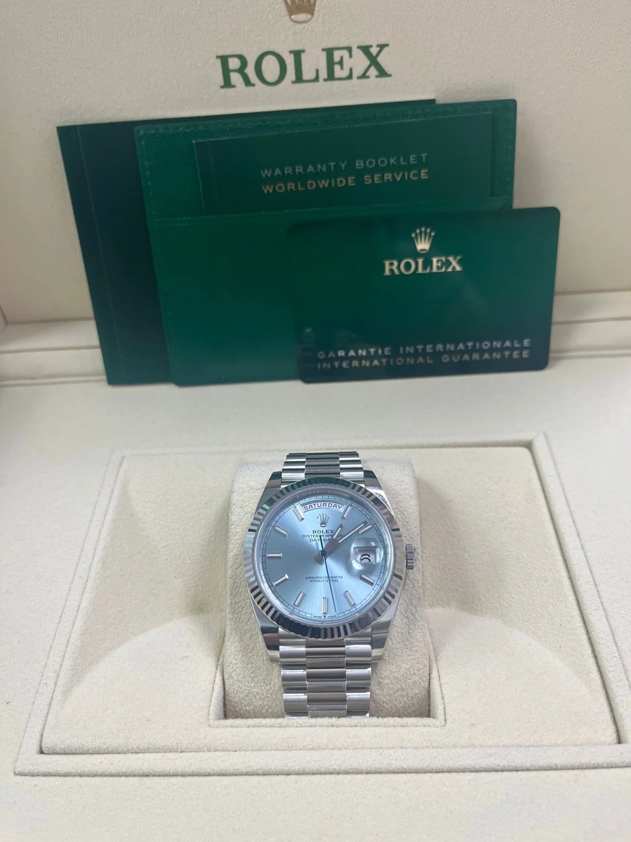Day Date 40mm celeste