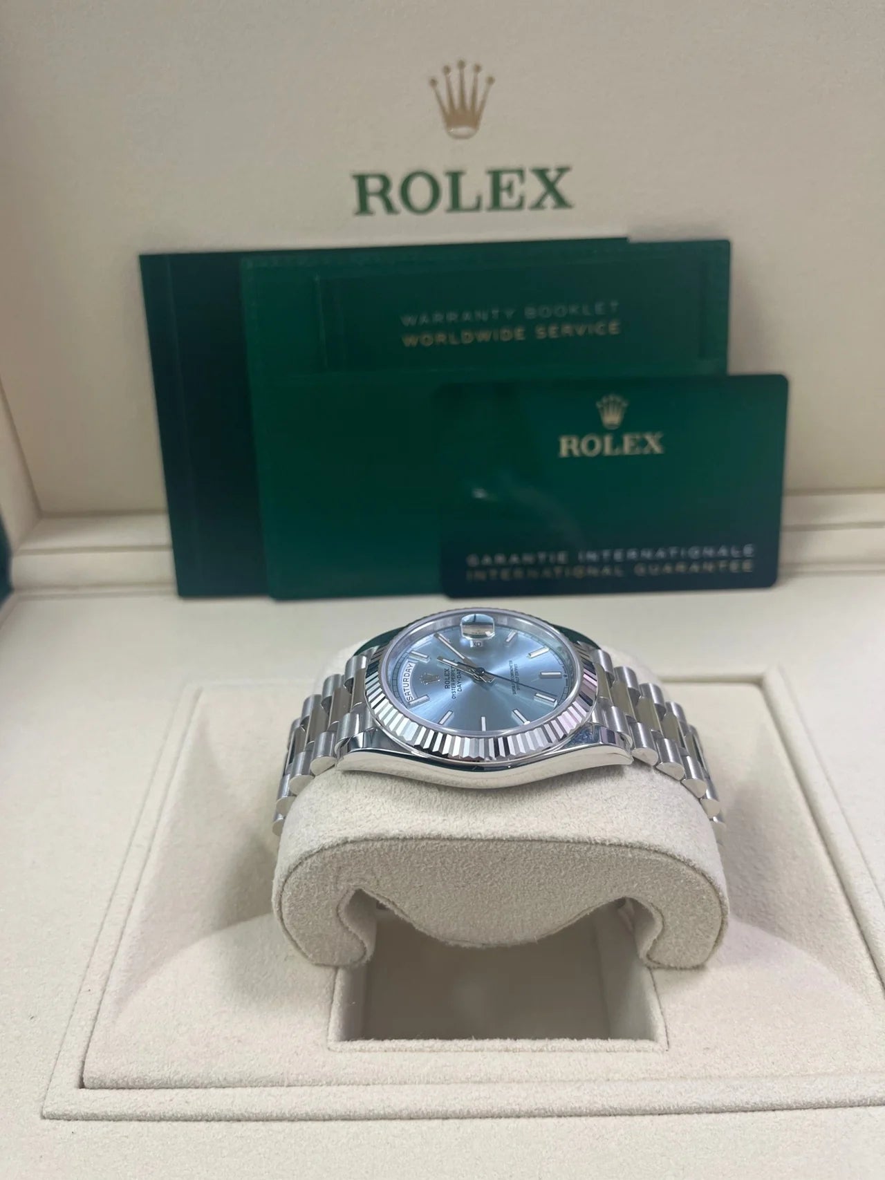 Day Date 40mm celeste