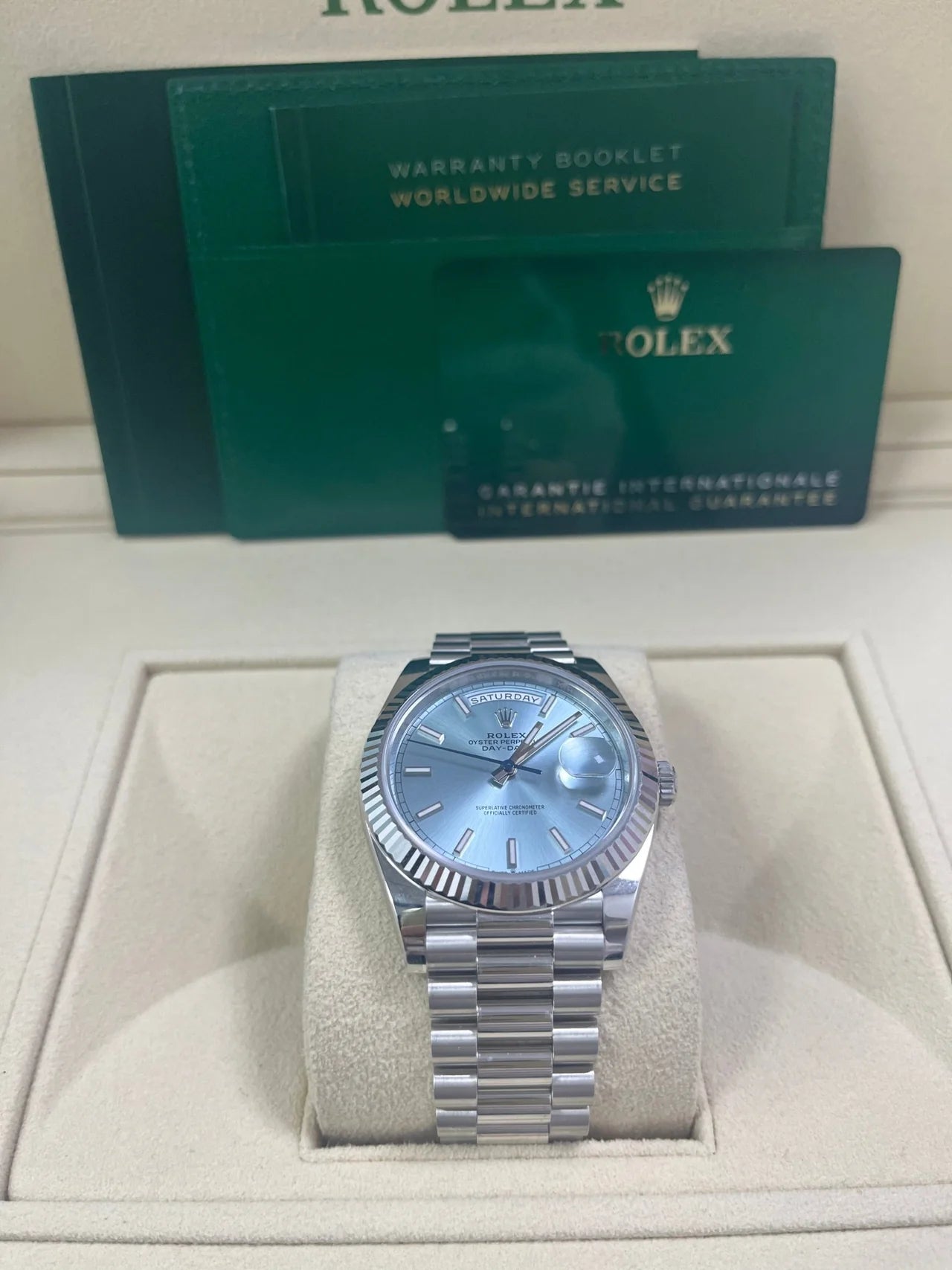 Day Date 40mm celeste