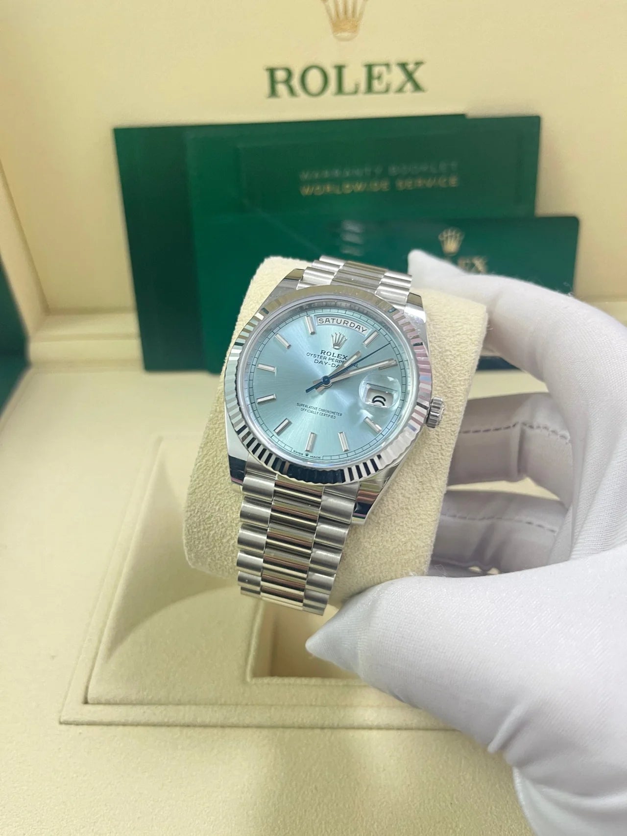 Day Date 40mm celeste