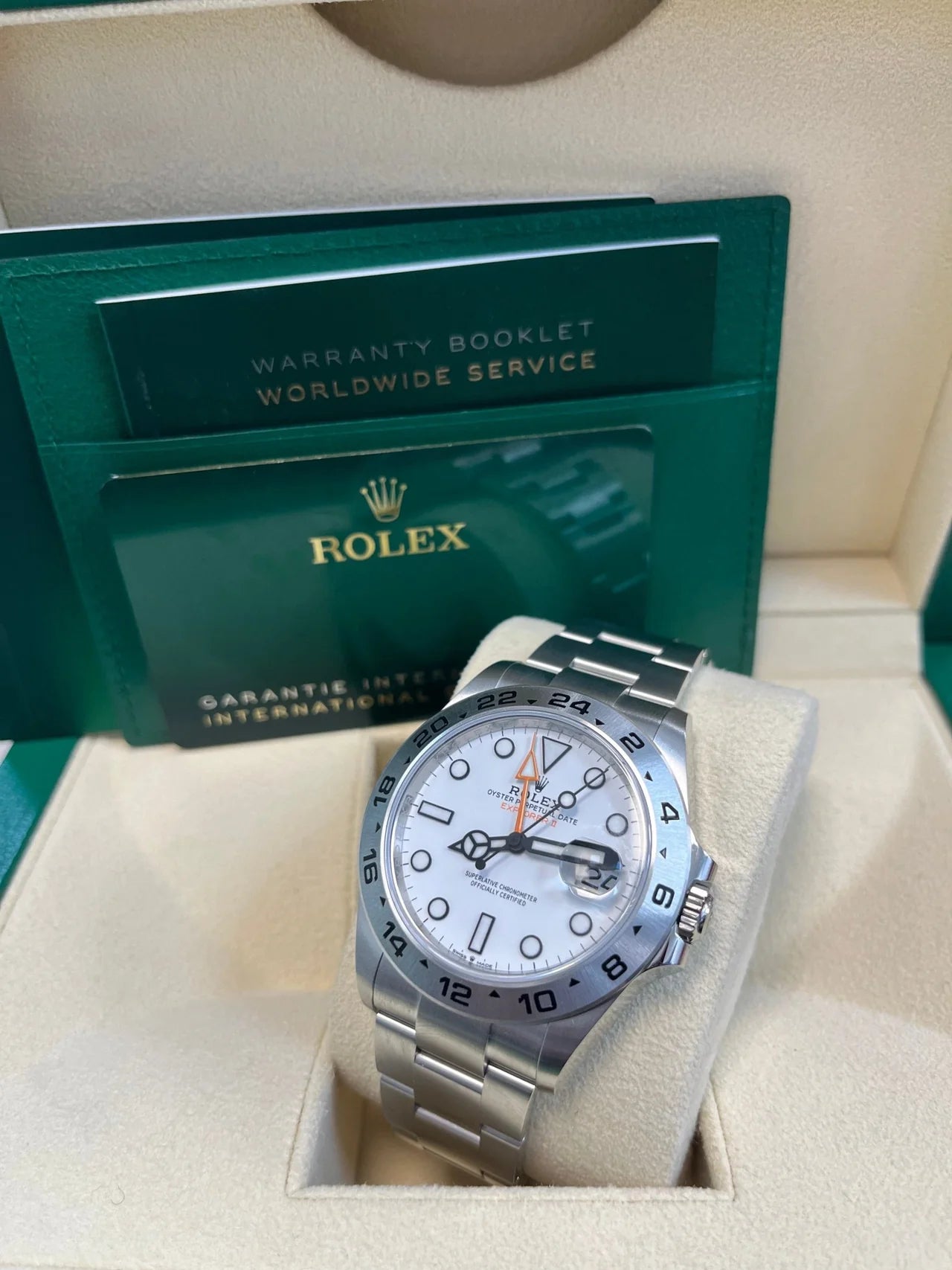 Explorer II 40mm bianco