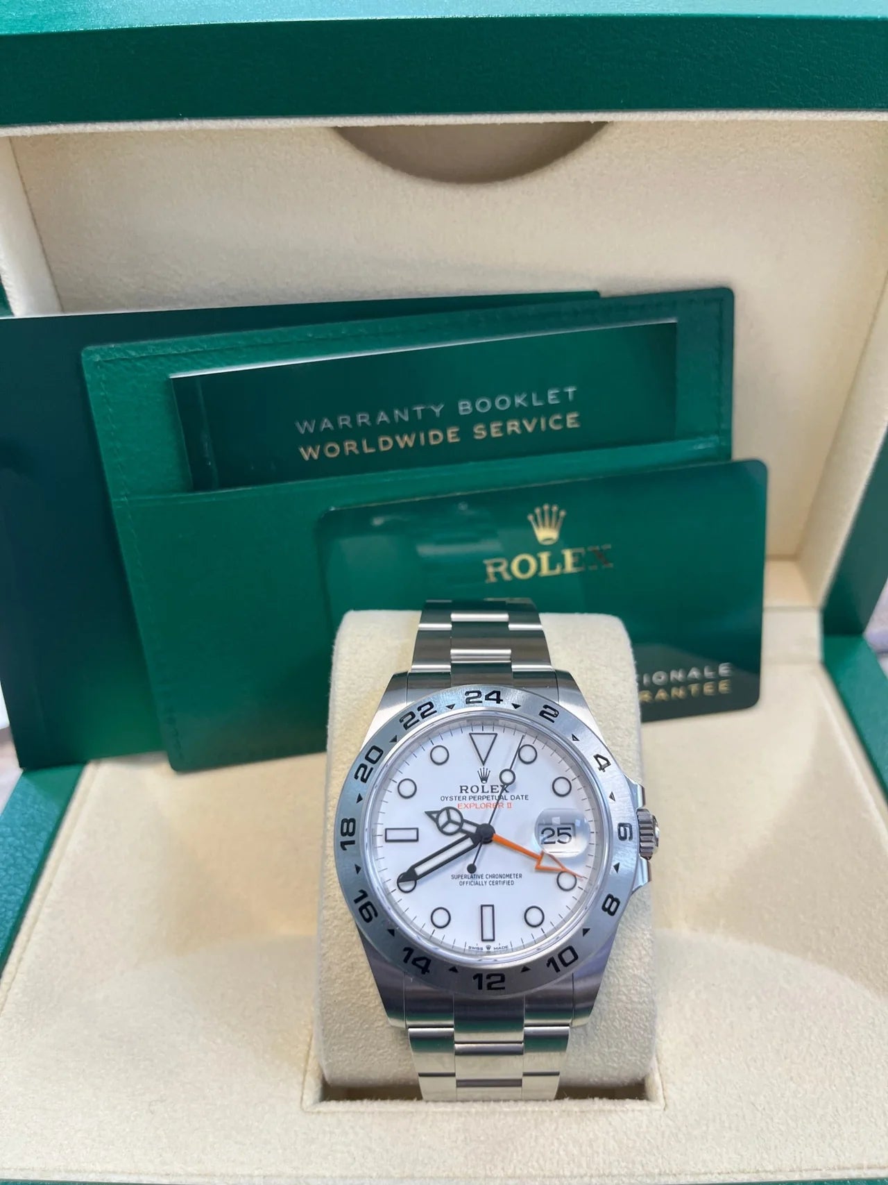 Explorer II 40mm bianco