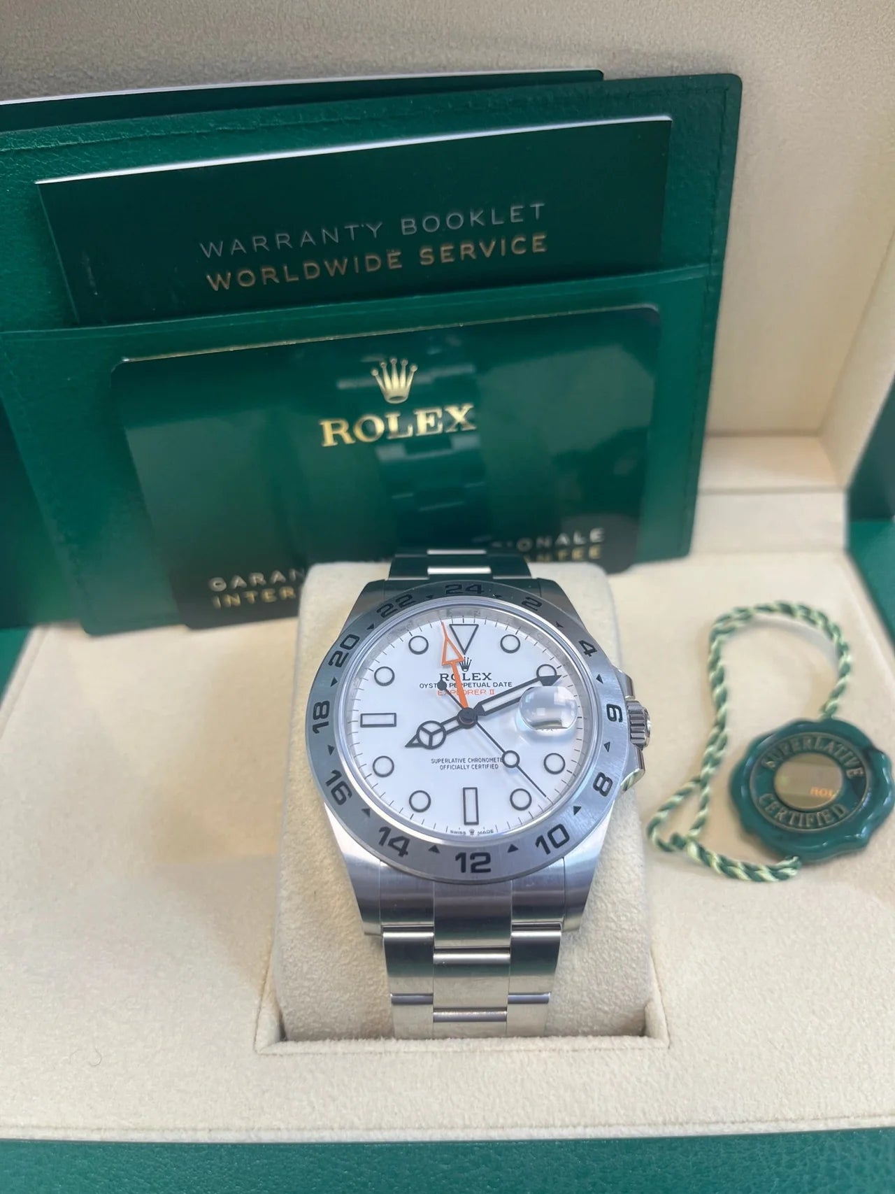 Explorer II 40mm bianco